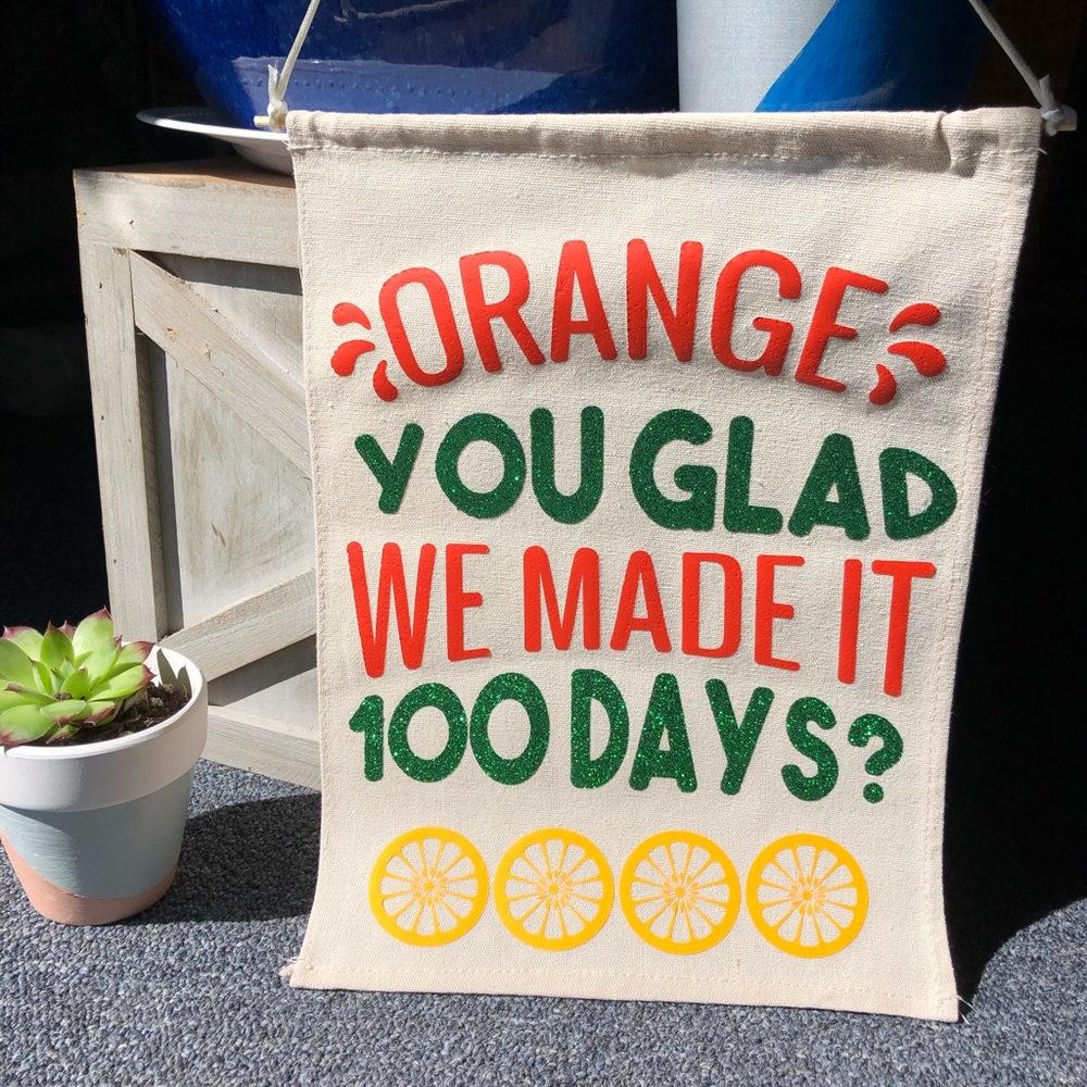 100 days wall hanging